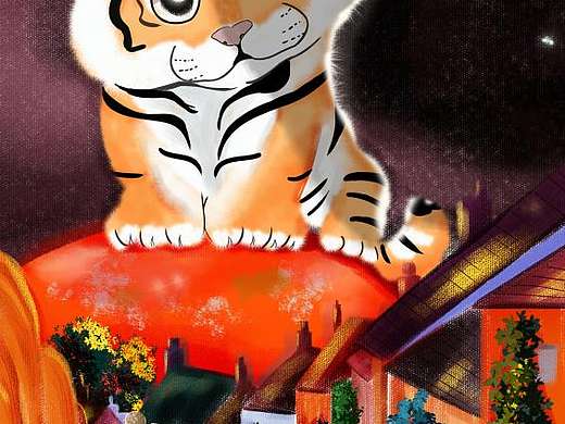 2022虎年插画（个人主页-ZNTQ4OTMxNDQ=） - 商业插画 - 站酷设计师粘豆包2017原创素材 - 站酷ZCOOL