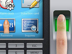 在UICON的第一次作业,企业考勤管理系统图标设计