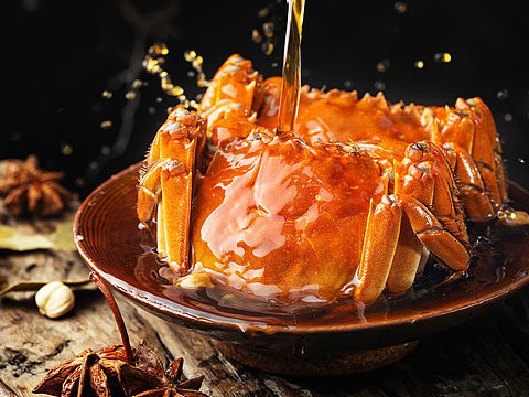 美食摄影 - 醉蟹