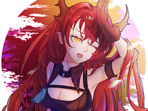 明日方舟同人（个人主页-ZNTU0NzA0MDQ=） - 游戏原画 - 站酷设计师月小LilMoon原创素材 - 站酷ZCOOL