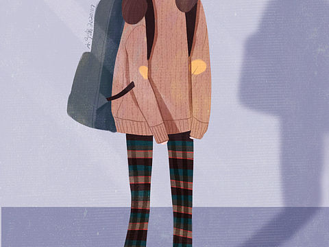 原创｜照片转插画 夸张变形 人物