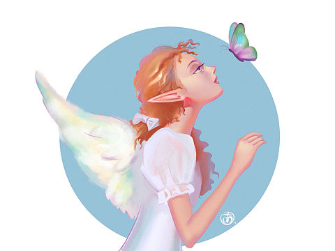 procreate三月插画练习