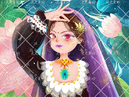 系列插画–special girl（个人主页-ZNTQ0ODE0MDg=） - 商业插画 - 站酷设计师贞贞真珍原创素材 - 站酷ZCOOL