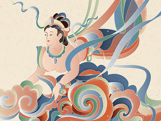 商业插画｜为ChaoCasa家居画的布料纹理插画