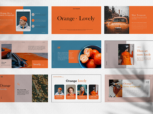 PPT模板 | Orange 当[橘]者迷