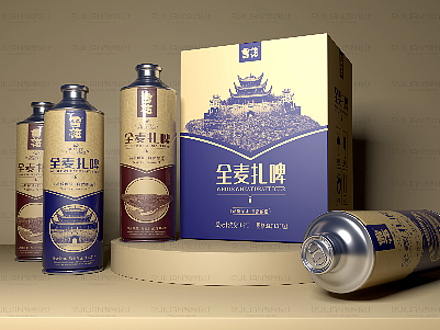 锐联品牌设计-全麦啤酒