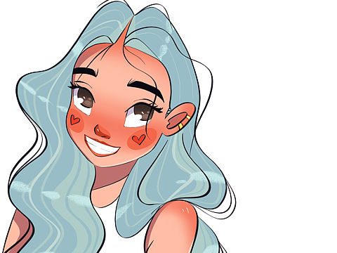 头像插画（个人主页-ZNDc1MTYzMTY=） - 商业插画 - 站酷设计师念生的斑斑点点原创素材 - 站酷ZCOOL