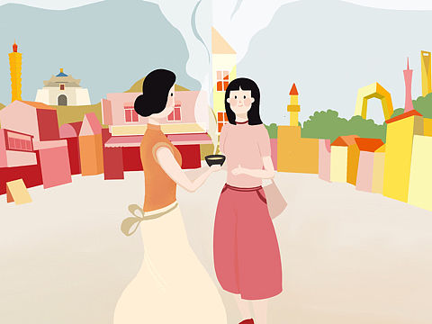 永和豆浆（个人主页-ZMzkzMTU5NzI=） - 商业插画 - 站酷设计师陈零钱钱原创素材 - 站酷ZCOOL