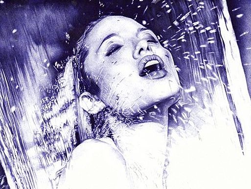 《Water And Flowers》纯圆珠笔画步骤