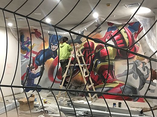 朔州墙绘＃朔州彩绘＃朔州手绘墙＃墙体彩绘＃朔州墙画（个人主页-ZNjE2NTQ3MjQ=） - 绘画 - 站酷设计师Vx18246355657原创素材 - 站酷ZCOOL