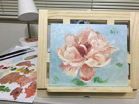 油画：芍药（个人主页-ZMzcwOTU2OTI=） - 绘画 - 站酷设计师静喏宝贝原创素材 - 站酷ZCOOL