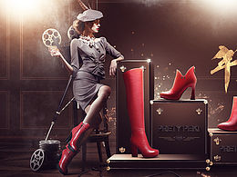 淘宝女鞋首屏海报设计