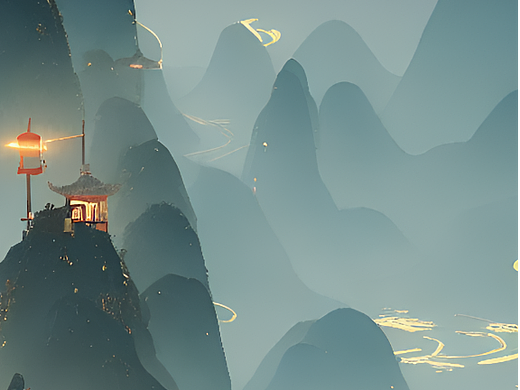 山海（个人主页-ZNjM2NDY1MzY=） - AI作品 - 站酷设计师三尺红原创素材 - 站酷ZCOOL