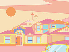 他开着邻居家的小货车