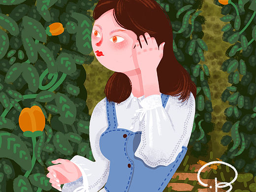 花季(成都植物园)半身像