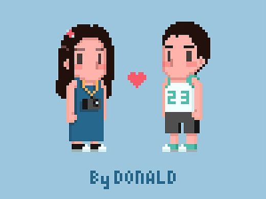 像素风格插画（个人主页-ZMTM0MTY3MDQ=） - 像素画 - 站酷设计师donaldhu原创素材 - 站酷ZCOOL