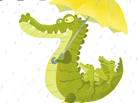 臨摹鱷魚先生（個人主頁-ZMzM3MjUzNjQ=） - 藝術(shù)插畫 - 站酷設計師李俊梅原創(chuàng)素材 - 站酷ZCOOL