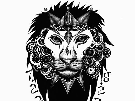 繁星点点-手绘十二星座插画设计毕业展