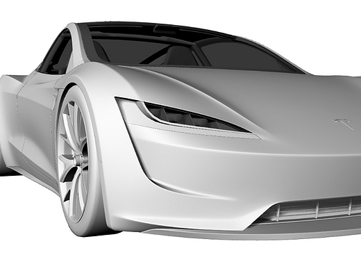 2020特斯拉超级跑车模型