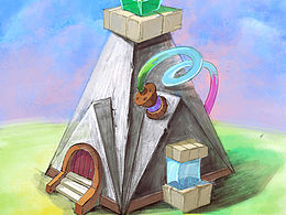 加油孩子们【几何体创意素描】