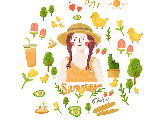 夏天里的小物件