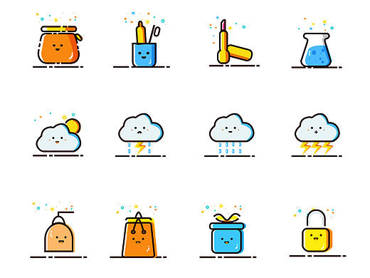 描边线性icon功能图标