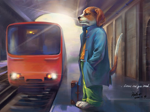 远行的pulu（个人主页-ZNTQ3MTgzOTY=） - 绘本 - 站酷设计师BOBO蘑菇仔原创素材 - 站酷ZCOOL