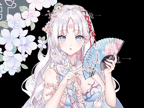 【VUP人设】是立春哦~可爱的白发美少女小姐姐!