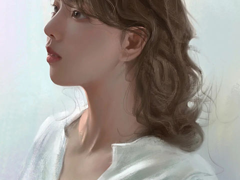 厚涂美女