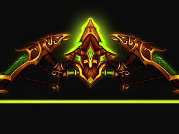 游戏UI《魔兽世界》武器临摹