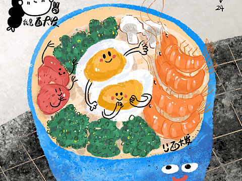 早餐插画