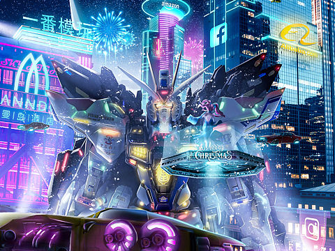 PS高达手办模玩模型后期