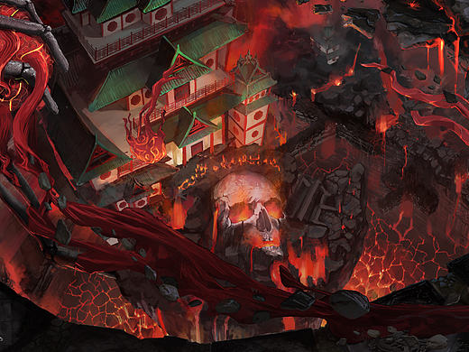 地狱之城（个人主页-ZMTgzMTcxNzI=） - 游戏原画 - 站酷设计师小红豆包原创素材 - 站酷ZCOOL