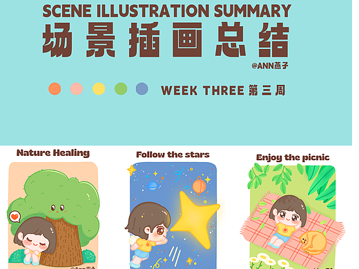 故事场景插画总结