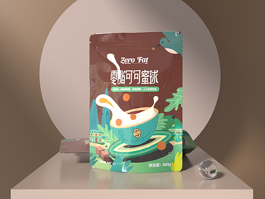 可可蜜球包装设计