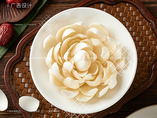 鲜百合拍摄
