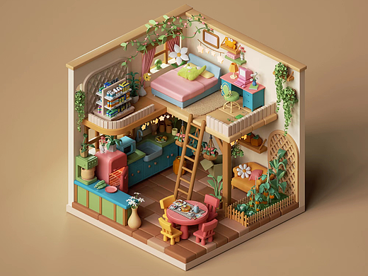 三维蜂巢行动-小房间