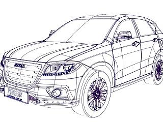 alias哈弗H2建模跟渲染