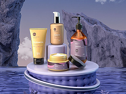 C4D化妝品建模渲染