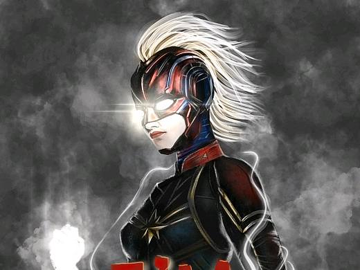 惊奇队长（个人主页-ZNDE1NjE2ODA=） - 艺术插画 - 站酷设计师雪幽SnowdreamUU原创素材 - 站酷ZCOOL