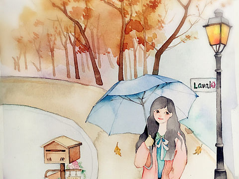 插画水彩