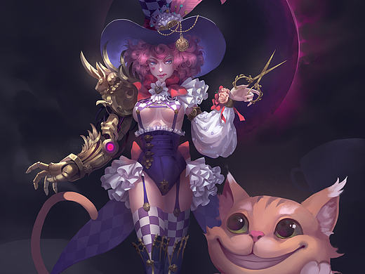 疯帽子娘化
