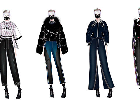 ………【食鬼（个人主页-ZNDA3NjY2ODA=） - 新锐潮流插画 - 站酷设计师魏衫纹鱼原创素材 - 站酷ZCOOL