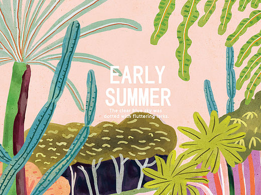 夏日心情 本册设计