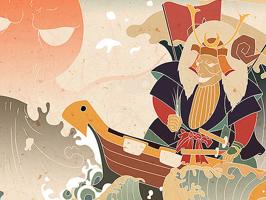某日本武士（个人主页-ZMTgzMDU5MDg=） - 艺术插画 - 站酷设计师KamchaM原创素材 - 站酷ZCOOL