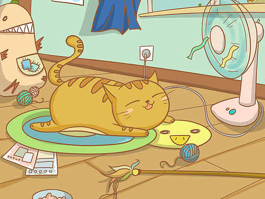 盛夏（个人主页-ZMzg0NTMzMDA=） - 创作习作 - 站酷设计师猫暮原创素材 - 站酷ZCOOL