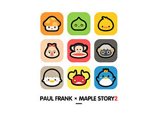 冒险岛2&Paul Frank联名款服装图案设计