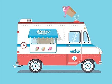 小蘑菇的冰淇淋小车 （临摹）