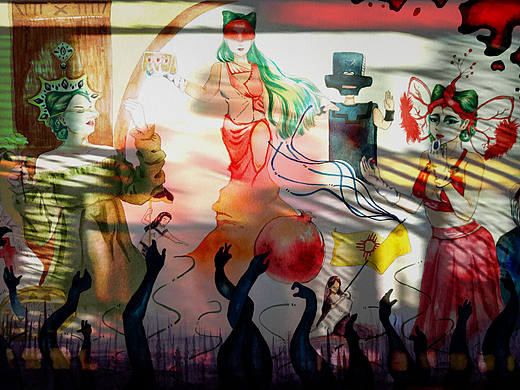  Lady Gaga.《911》水彩插画