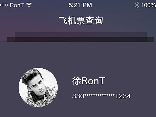 100days UI-飞机票查询系统